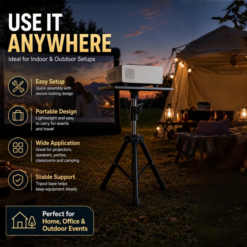 Thickened Metal Tray Tripod St - Mini Projector Portable recension och pris