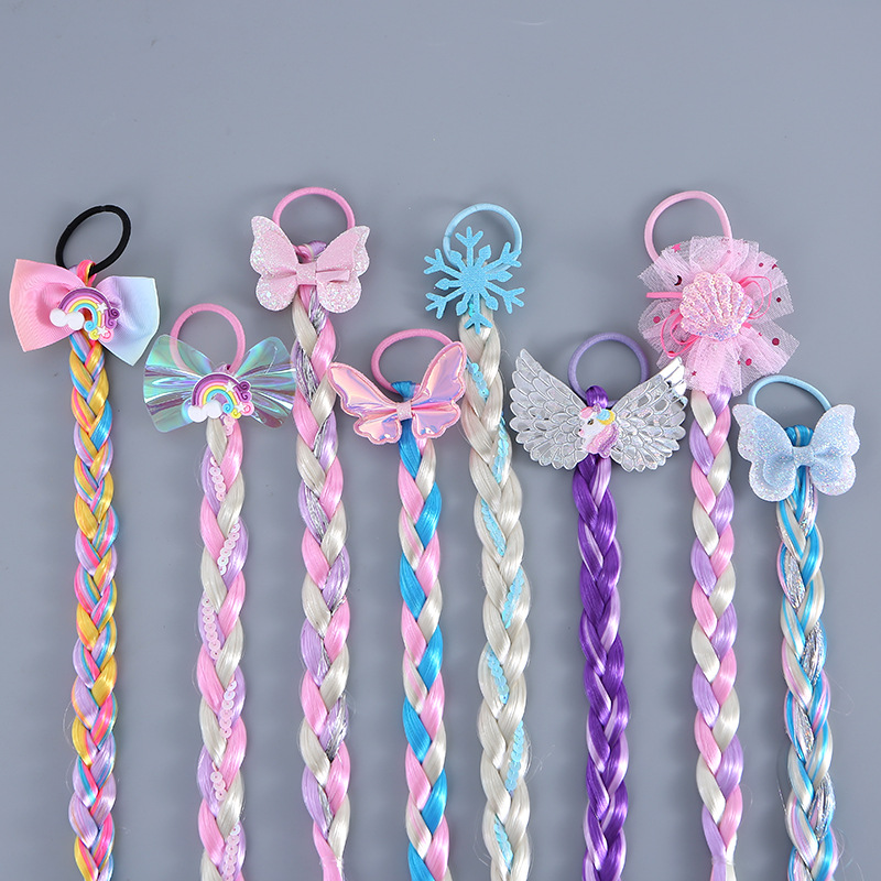 Littler Girls Long Braid Hair  - Elsa Gadget recension och pris