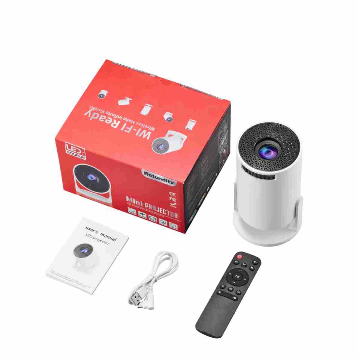 NEW Wifi HY300mini 2026  4K Sm - Mini Projector Portable recension och pris